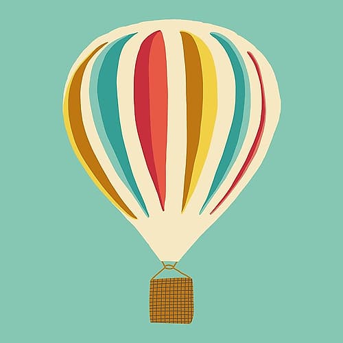 Hot Air Balloon II Art Print