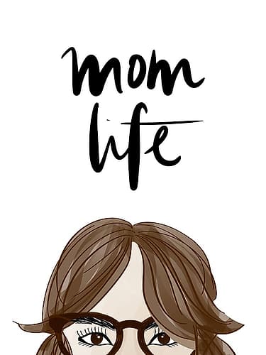 Mom Life (Girl VI) Art Print