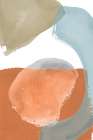 Shapes In Pastel  II Art Print