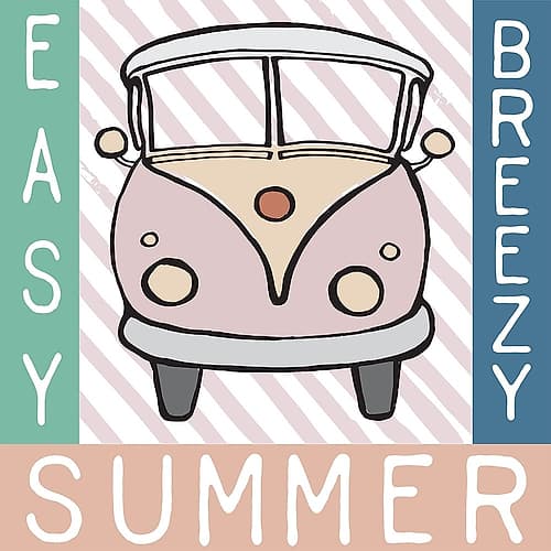 Easy Breezy Summer Art Print