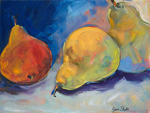 Tempting Pears Art Print