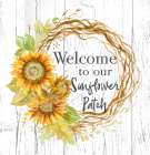 Welcome To Our Sunflower Patch Art Print