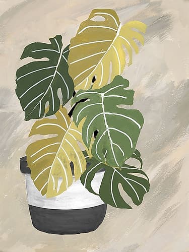 Potted Back To Nature II Minimalist Print
