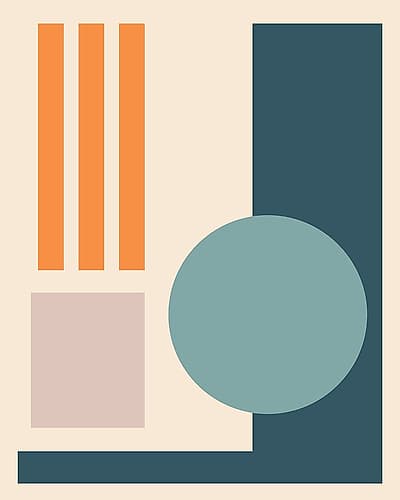 Papercut Abstract IV Art Print