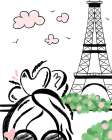 Paris Girl I Art Print