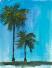 Twin Palms Art Print