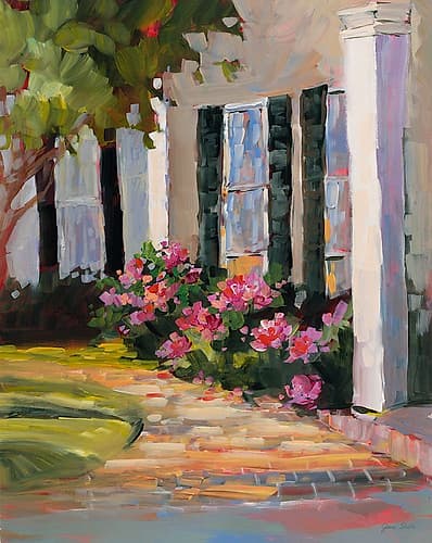 Garden Window Art Print