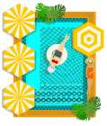 Sunbathing Art Print