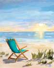 Sling Back Sunset Art Print