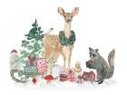 Holiday Friends Art Print
