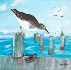 Sandpiper Pier Art Print