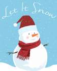 Let It Snow Art Print