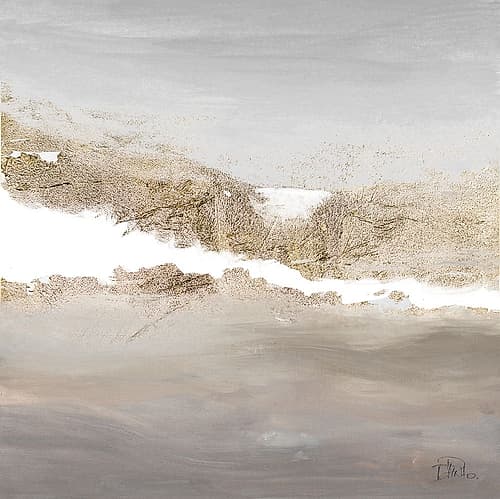 Heavens And Mountains Meet Violet Art Print