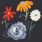 Fleurs at Night Art Print