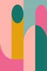 Boomerang Abstract II Art Print