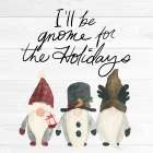Gnome For The Holidays Art Print