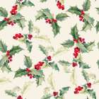 Holly Berry Pattern Art Print