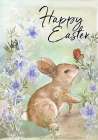 Sweet Bunny and Butterfly Art Print