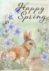 Happy Spring Sweet Bunny Art Print