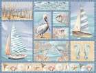 Beach Collage Art Print