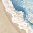 On The Waves Muted Coastal Print