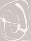Very Abstract Figure on Gray Art Print