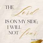 I Will Not Fear Art Print