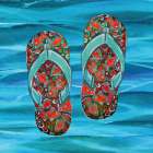 Flip Flop Swim II Art Print