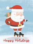 Roller Skating Santa Art Print