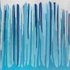 Blue Drip I Art Print