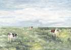 Wandering Cows, Lush Country Art Print
