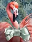 Formal Flamingo Art Print