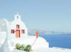 Santorini Church Art Print