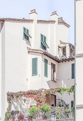 Private Garden Patio Art Print