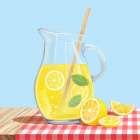 Lemonade At The Cookout Art Print