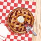 Hot Cherry Pie At The Cookout Art Print