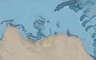 Coastline Blues Art Print