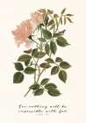 Floral Script Art Print