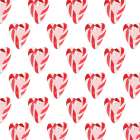 Peppermint Heart Art Print