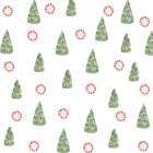 Tree Peppermint Pattern Art Print