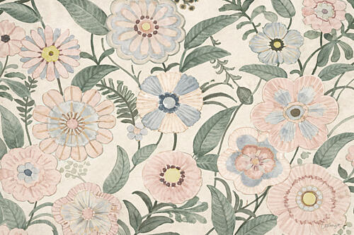 Soft Floral Blooms Art Print