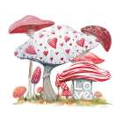 Mushy Love Valentine II Art Print