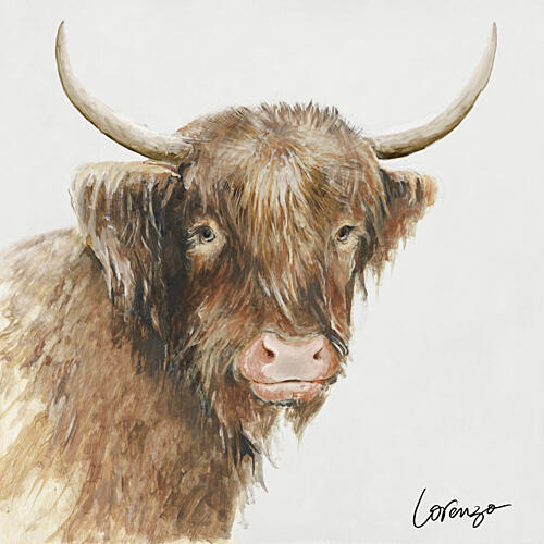 Highland Grazer Art Print