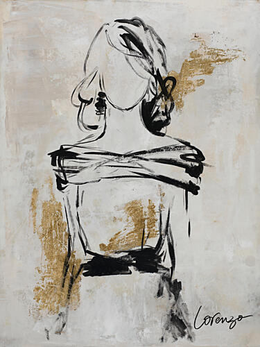 Classy Woman Art Print