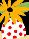 Red Dot Vase Art Print
