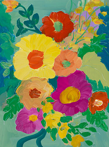 Electric Bloom I Art Print
