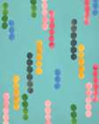 Intermittent Dots on Teal Art Print