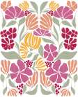 Floral Symmetry Art Print