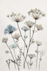 Bright Jardin Azul I Art Print