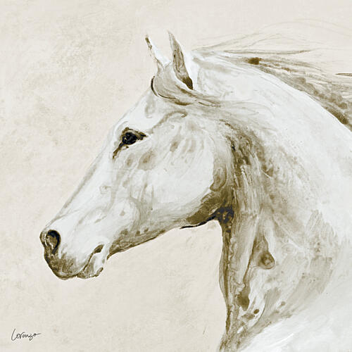 Horse Profile Art Print